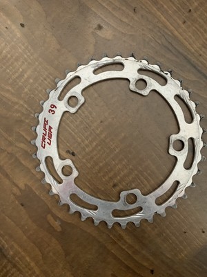 BLUE *MADE IN USA* Porkchop BMX Chop Saw Bicycle SNOWFLAKE Chainwheel 44T