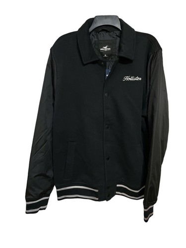 Hollister ブラック ジャケット XS Hollister Black All Weather Fleece Lined Waterproof Coat