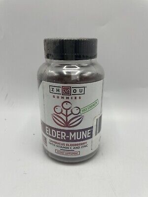 Zhzou Elder-Mune Elderberry Vitamin C & Zinc 60 Gummies