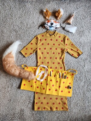 Fantastic Mrs Fox Costume Cosplay Dress and Accessories, fits sizes XS - S