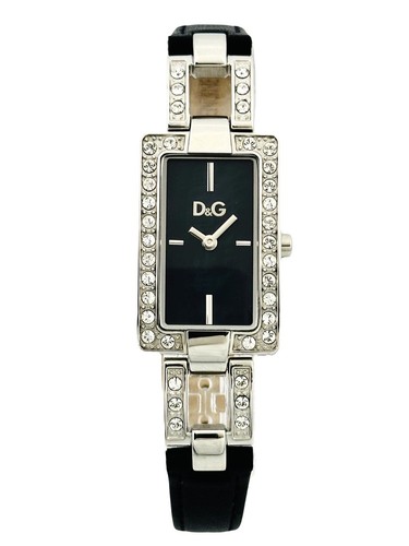 D&G Dolce & Gabbana DW0556 Women's Black MOP dial crystal