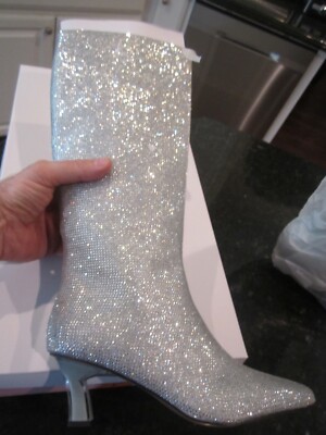 NEW KATY PERRY ZAHARRAH BOOTS SPARKLING CRYSTALS ON THE ENTIRE BOOTS SIZE 8 1/2
