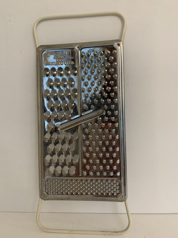 Vintage Foley All In One USA Stainless Steel Cheese Vegetable Grater Shredder