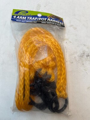 4 Arm Trap Harness Heavy Duty Vinyl Boat Promar Crab Pot Fishing Equipment