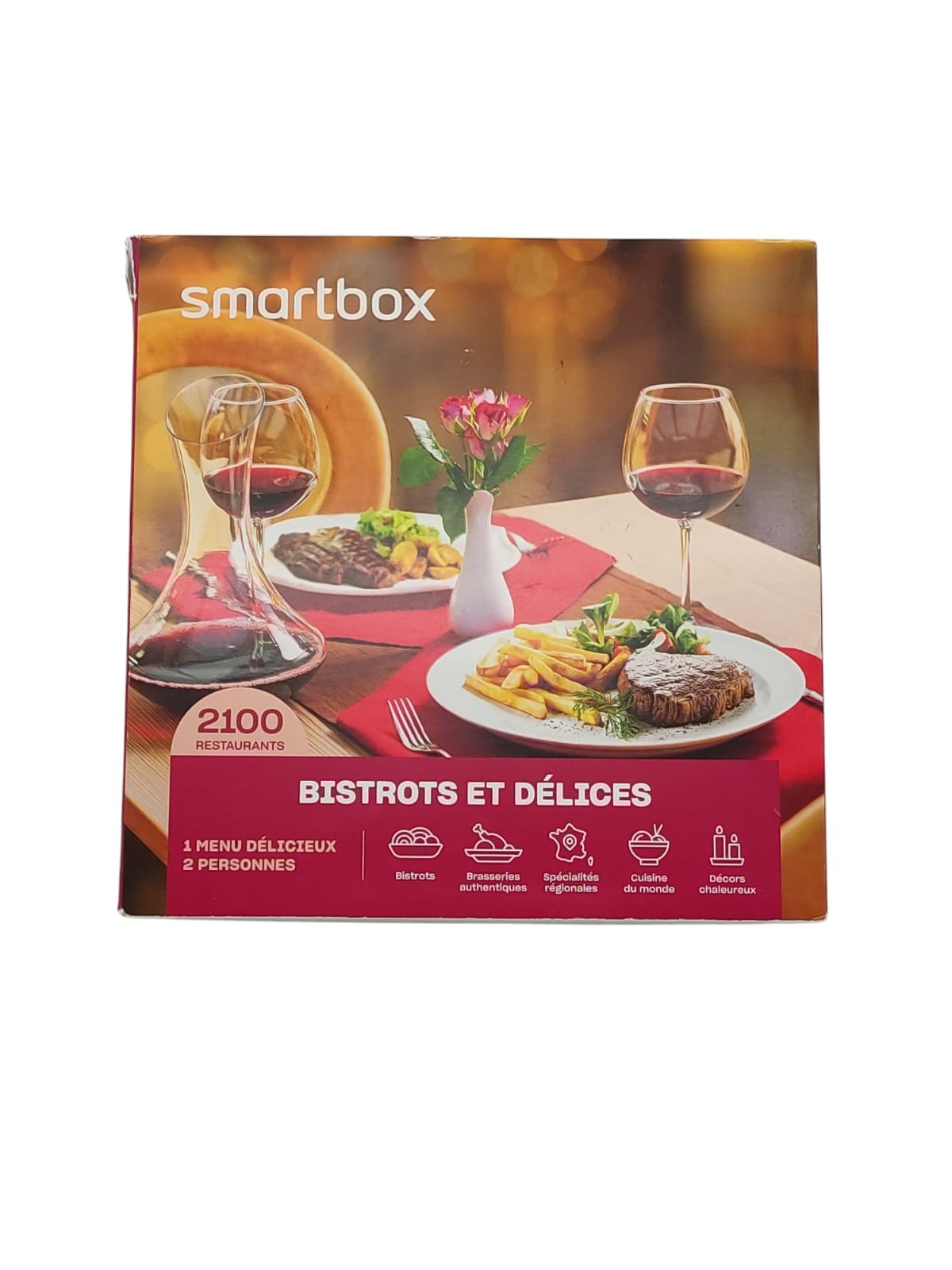 SMARTBOX Geschenkbox Repas pour deux Herren Damen Paare