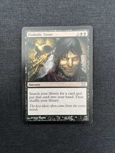 魔性の教示者 mtg スリーブ diabolic tutor 魔性の教示者/Diabolic Tutor》[KLD] 黒U | 日本最大級 MTG通販