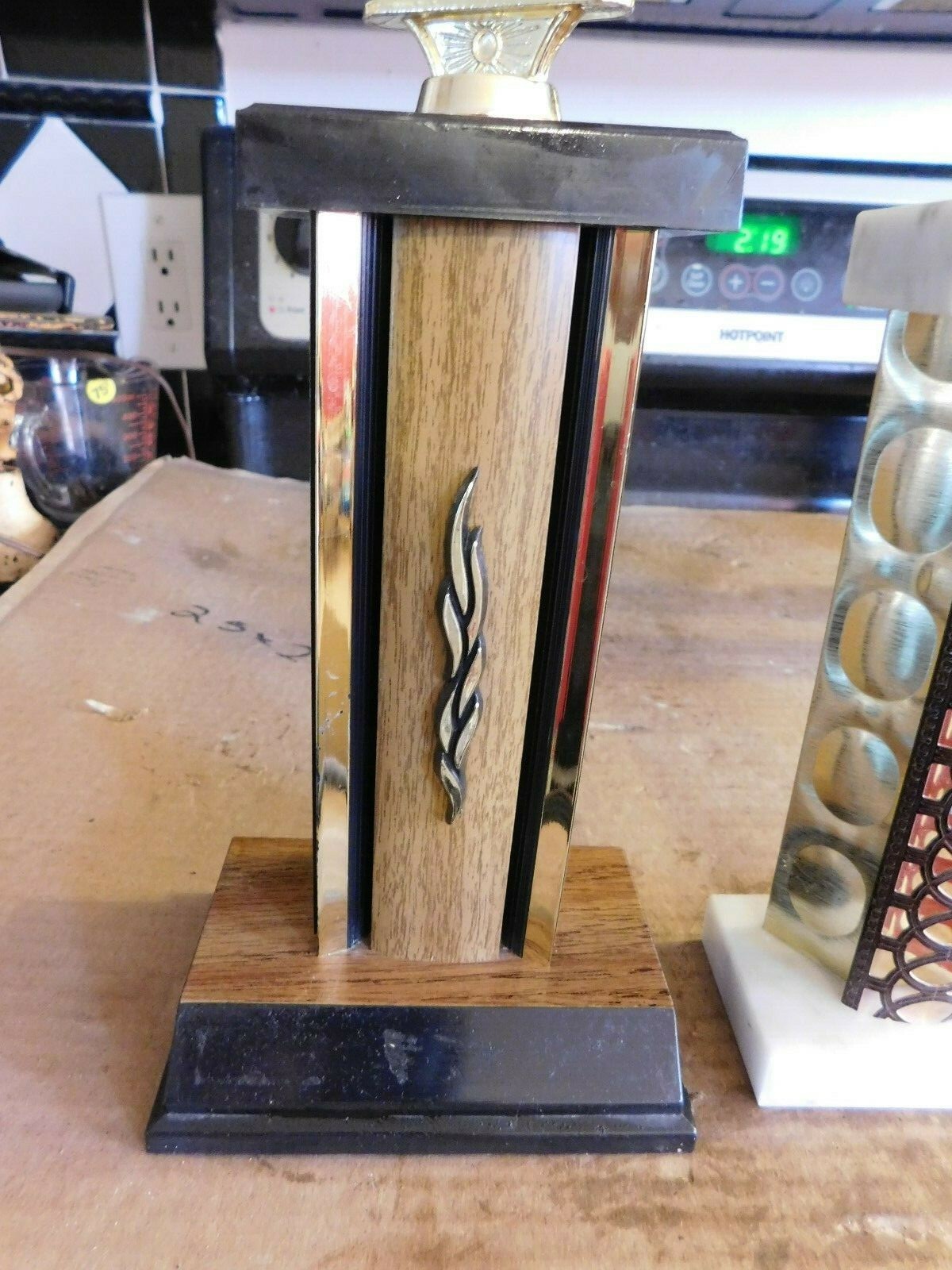 PAIR OF MID-CENTURY BOWLING TROPHIES  GROUP #11