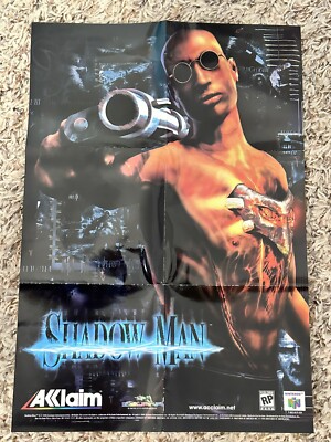 Shadow Man + South Park   N64 Nintendo 64 POSTER   Acclaim