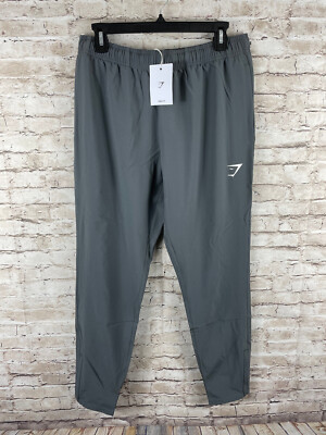 NWT Gymshark ARRIVAL WOVEN JOGGERS Silhouette Grey Size Medium