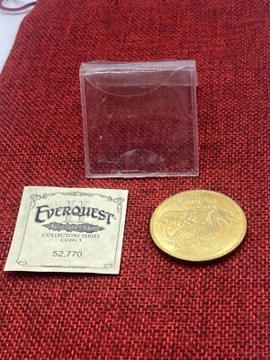 Everquest II coin 3 Harla Dar Tarinay With card and holder