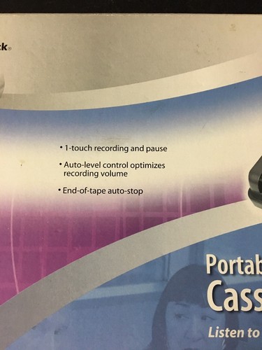 Radio Shack CTR-111 Vox Voice Activation AC/Battery Cassette Portable Recorder