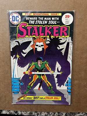 Stalker #1 Cover by Steve Ditko/Wally Wood! 1st Issue! DC Comics 1975 VF