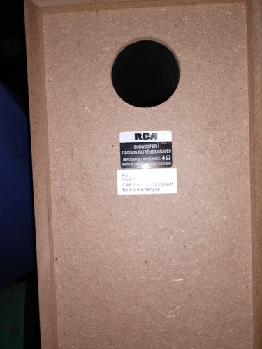 RCA RT2781BE Surround Sound Receiver Bluetooth With Remote and subwoofer