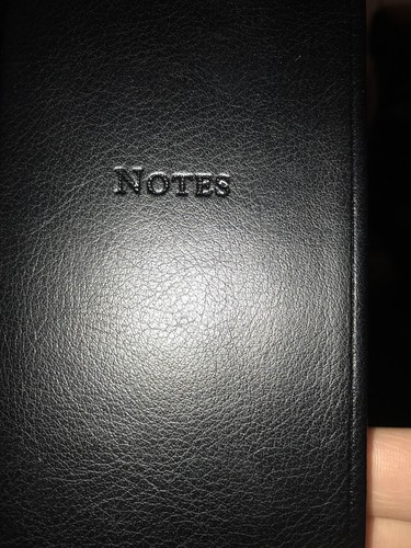 Italian Leather Pocket Notebook