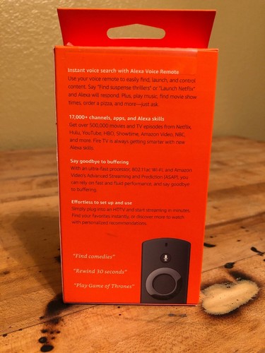 Amazon Fire TV Stick with Alexa Voice Remote Streaming 2nd Gen New Sealed