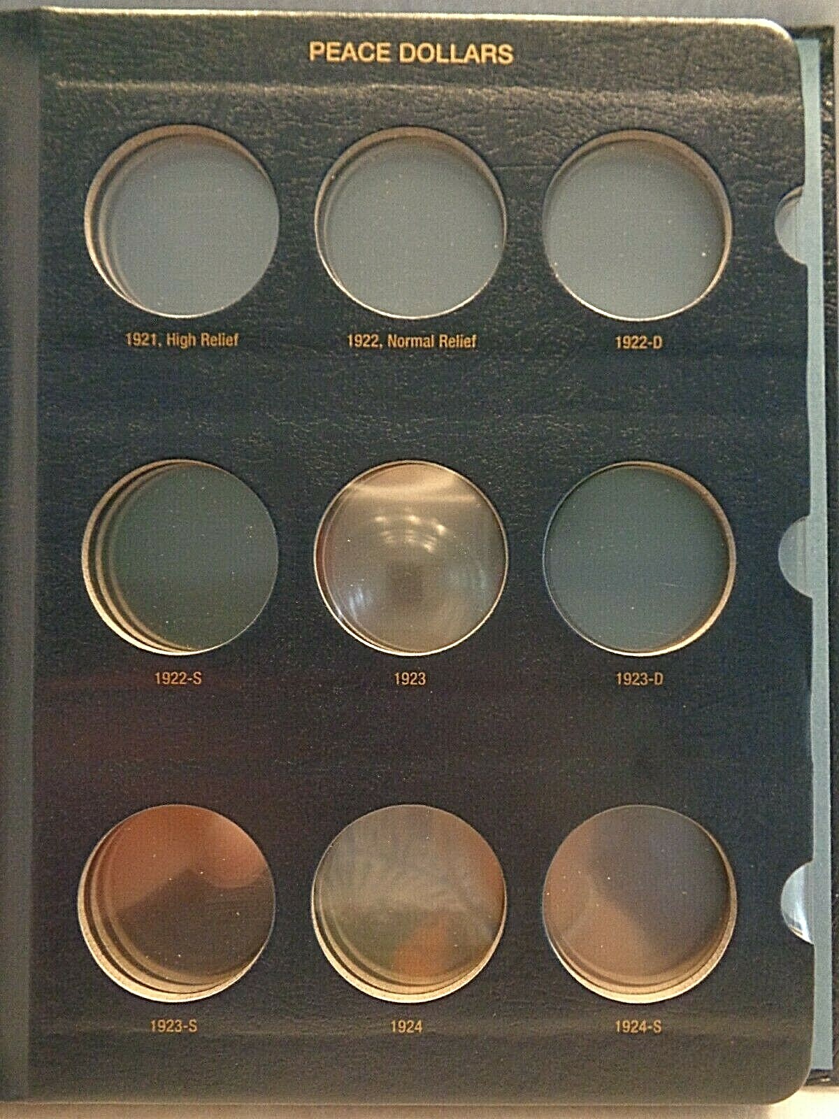 Whitman Classic Album #9130 Peace Dollars 1921-1935, New (book, folder)