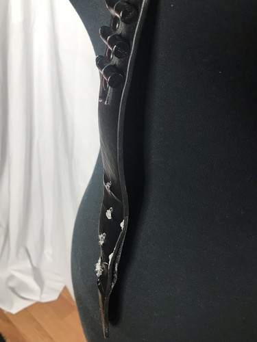 Men's Sons of Anarchy Embossed Gunmetal Cracked Skull Buckle And Bullet Belt 32