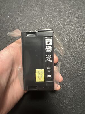 GENUINE Epson 252XL Black Blk High Capacity Ink Cartridge EXP. 11/2021