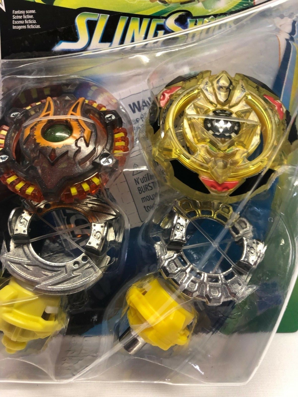 Beyblade Burst Turbo Slingshock Dual Pack Spiral Treptune T4, Lava-X Anubion A4