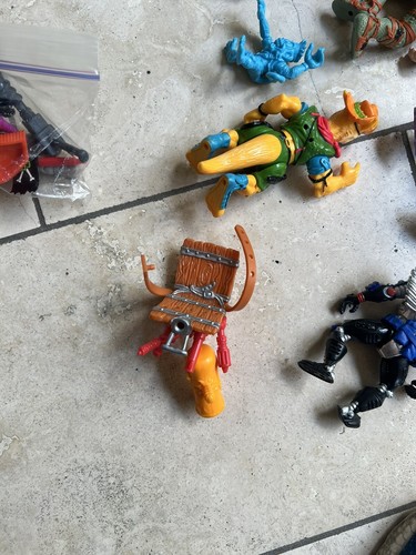 Lot TMNT Teenage Mutant Ninja Turtles VTG Toys Accessories Figures Weapons Parts