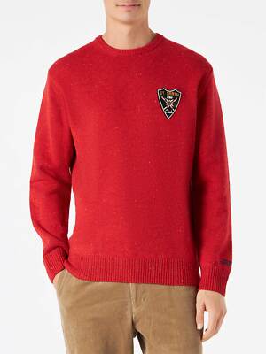 Pre-owned Mc2 Saint Barth Man Red Sweater