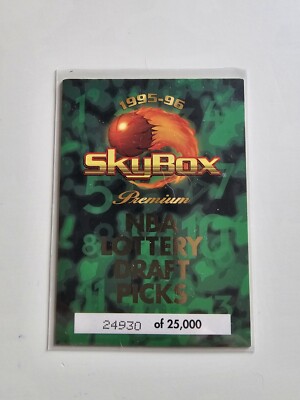 1995-96 Skybox Premium NBA Lottery Draft Picks Complete RC Set /25,000 K.Garrett