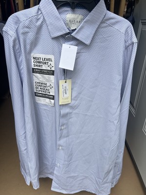 Comfort Lab Navy/White Button Down Shirt- Medium