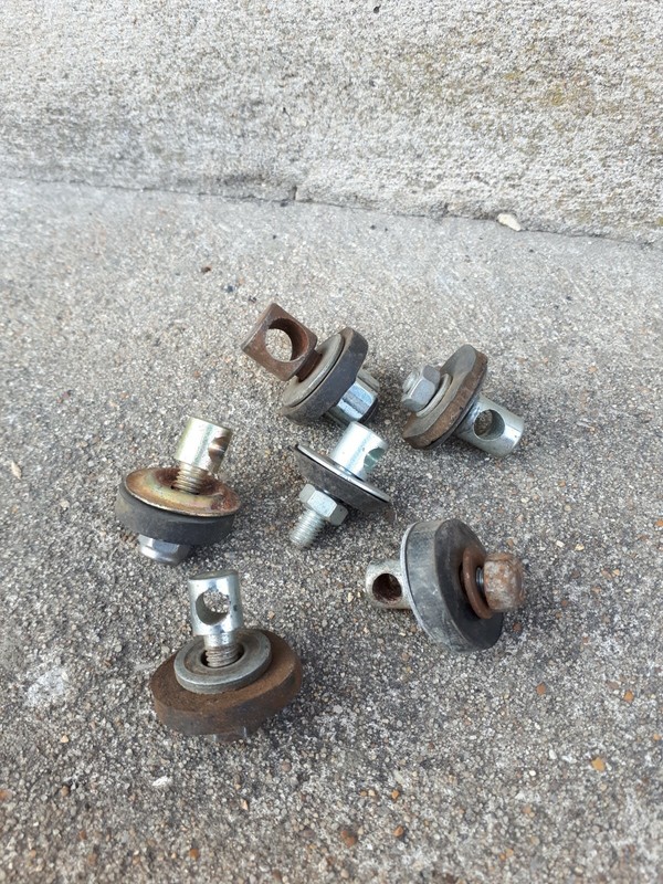 X 6 Fixation Mudguard Wheel 650 Lefol Le-Pratique Le-Paon Bici Epoca Peugeot