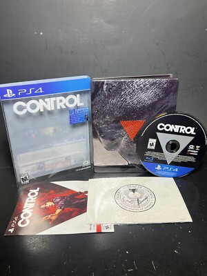 Control Deluxe Steelbook/Metal Case Edition (PlayStation 4 PS4) RARE! With Slip!