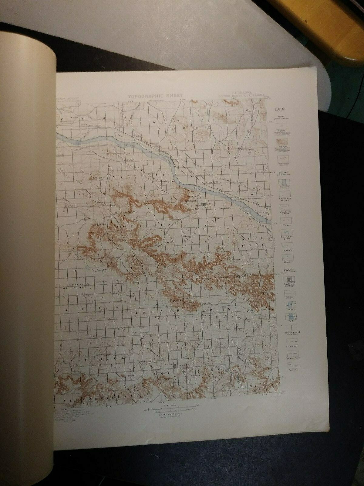 1903 Geologic Atlas- Scotts Bluff, Nebraska-U.S Geological Survey