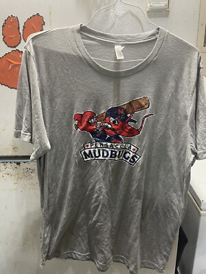 Pensacola Mud bugs T-Shirt XL. Minor League Distressed