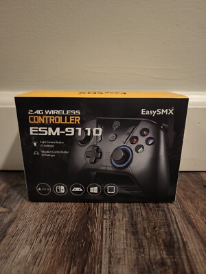 EasySMX Wireless Game Joystick Controller, 2.4G Wireless Gamepad Joystick PC,...