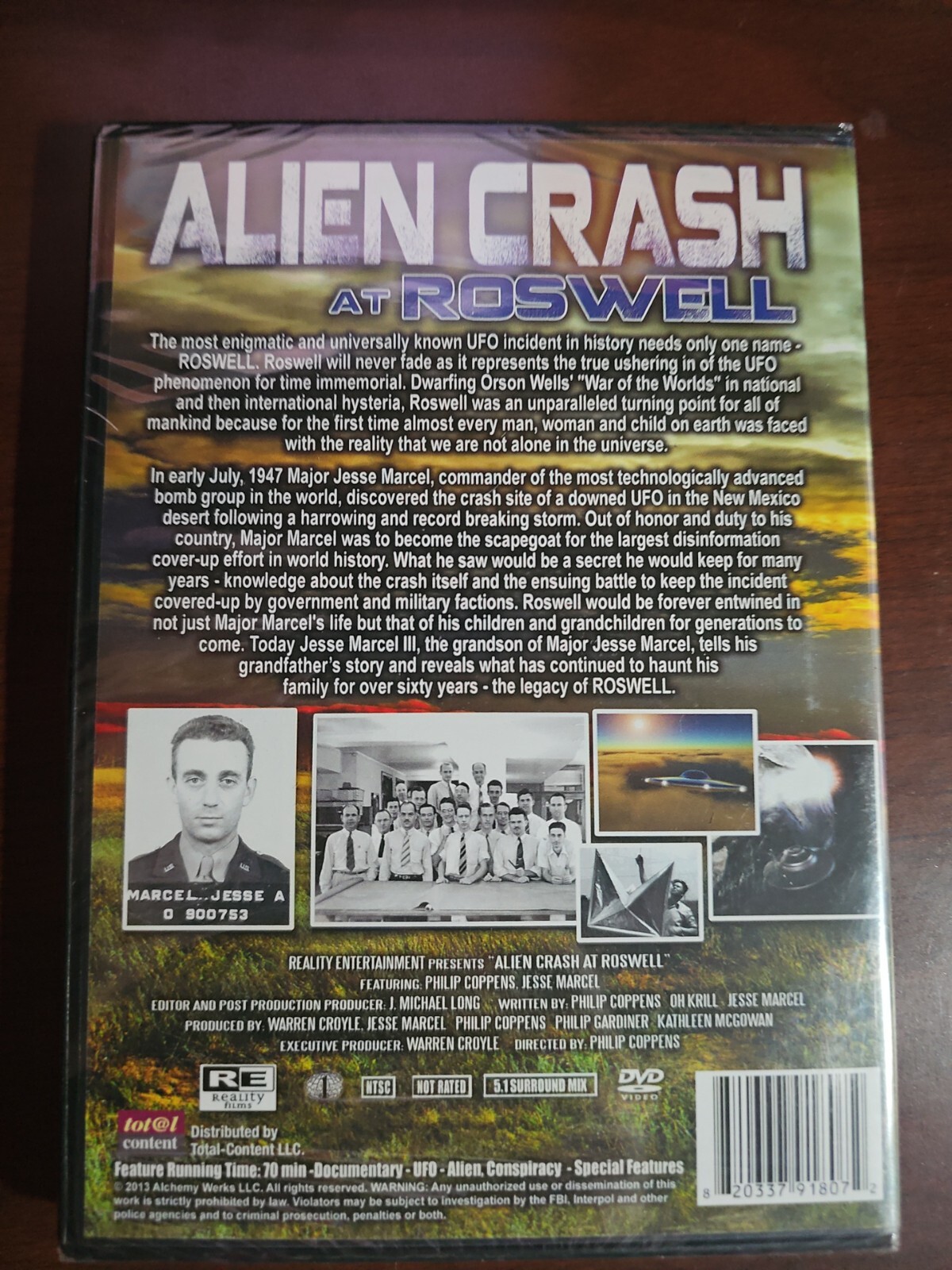 その他 Roswell UFO Crash [DVD] Alien Crash at Roswell (DVD, 2013) Documentary of the July
