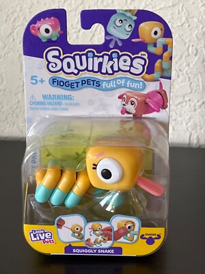 Squirkies Moose Toys Little Live Pets SQUIGGLY SNAKE Interactive Fidget NEW