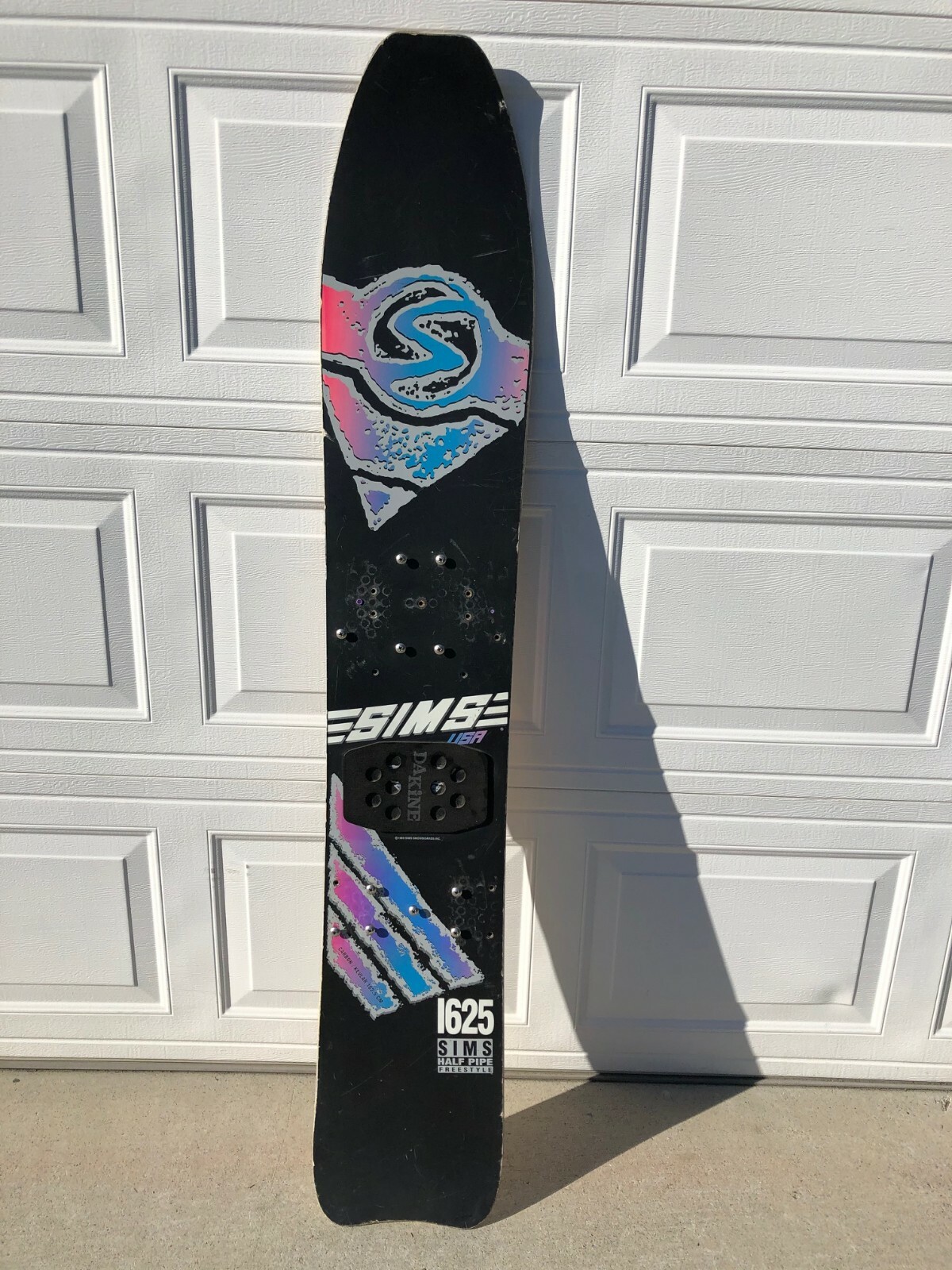 Vintage 1989 SIMS Half Pipe Freestyle 1625 Snowboard Rare Vintage 1989 SIMS Half Pipe Freestyle 1625 Snowboard Rare