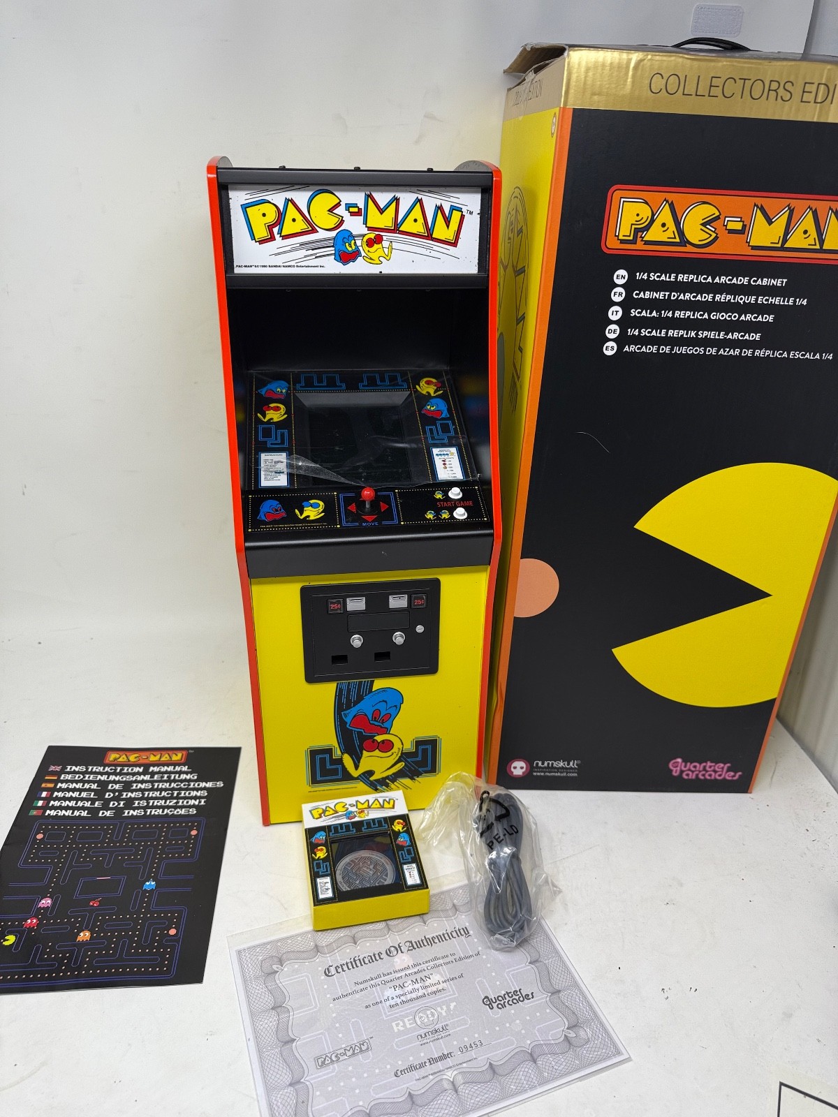 Numskull Quarter Arcades - Pac-Man Collector's Edition 1/4th