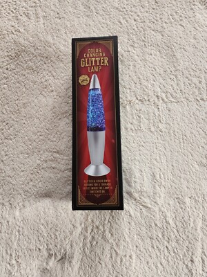 NEW GLITTER Liquid Swirl Tornado Effect Lamp Battery Operated Multi Color