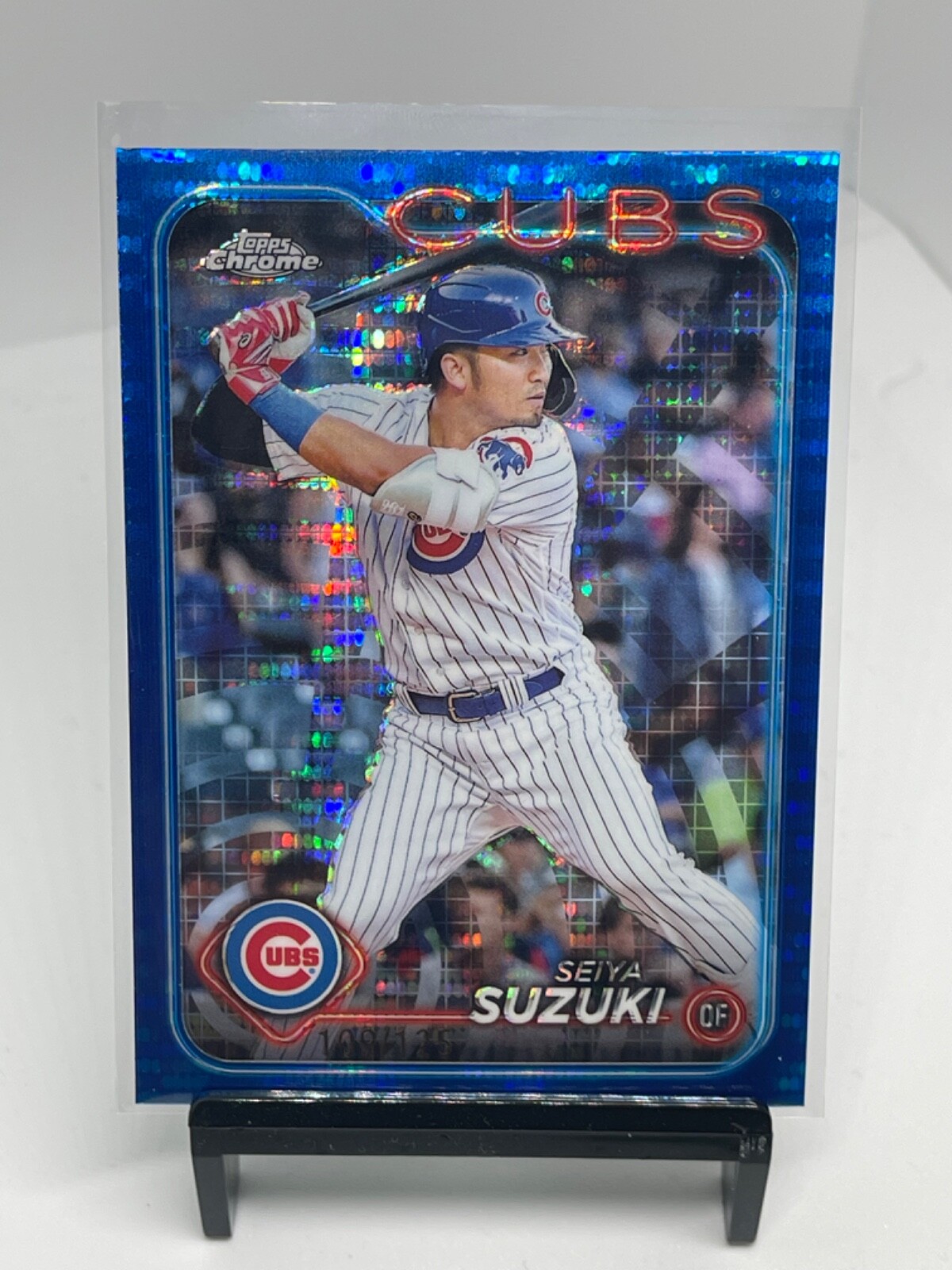 2024 Topps Chrome - Blue Sonar Refractor #13 Seiya Suzuki