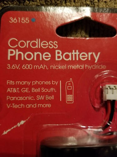 Cordless Phone Battery 3.6 V