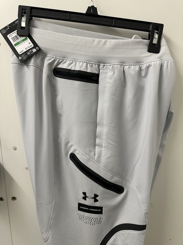 Pre-owned Under Armour 3-nwts-2024- Unstoppable Fitted Cargo Pants - Men's - 1352026 01 In Black Ghost Gray Khaki