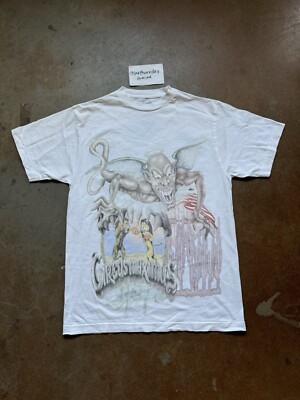 Travis Scott Utopia Circus Maximus 2023 Tour III Tee White XXL