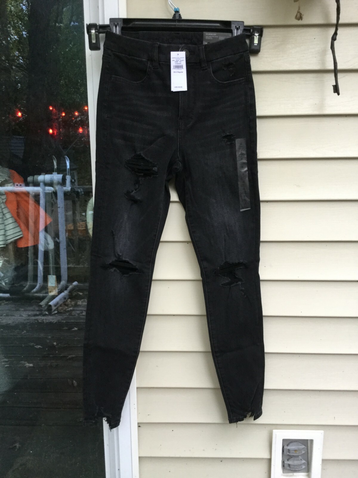 American Eagle AE The Dream Jean Curvy Super High-Waisted Jegging size 0R  2R | eBay