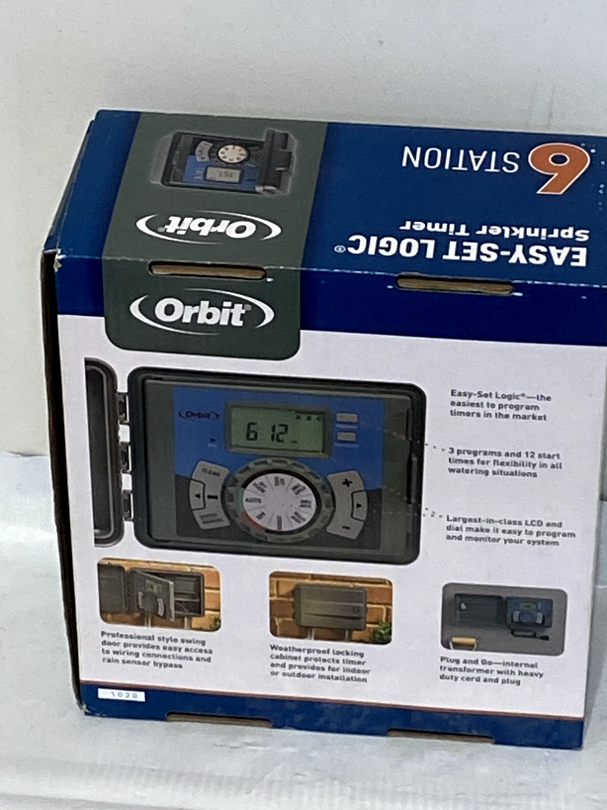 Orbit 27896 6-Station Indoor/Outdoor Sprinkler Timer w/Lock