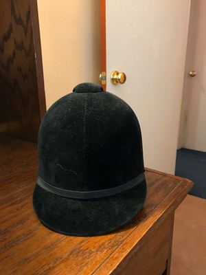 black round top hat