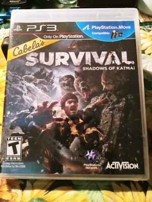 Cabela's Survival Adventures: Shadows of Katmai  (PS3) BRAND NEW SEALED...FUN ..