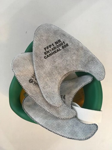 CANHEAL Dust Mask, Washable and Reusable + 3 Active Carbon Filters Included