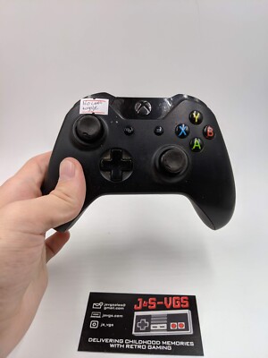 XBONEA - Microsoft XBOX One Controller Black AS IS NO LEFT TOGGLE