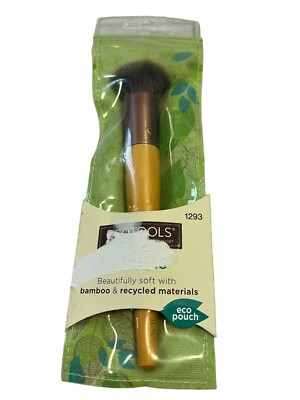 Stippling Brush Soft Bristles Ecotools Bamboo & recycled Materials 1293