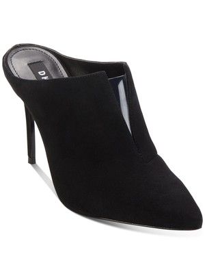 

DKNY Женские черные замшевые туфли без шнуровки на каблуке с Dacey на шпильке, 8 м, Черный, K1042209