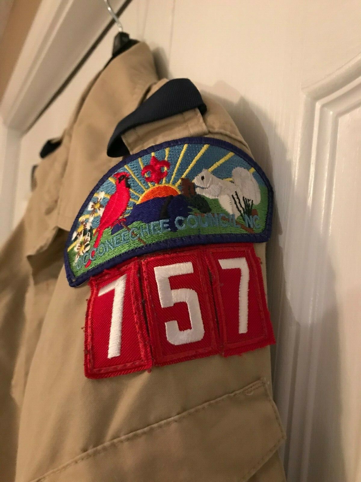 BSA Boy Scouts of America LS Uniform Shirt Men's Size ADULT SMALL